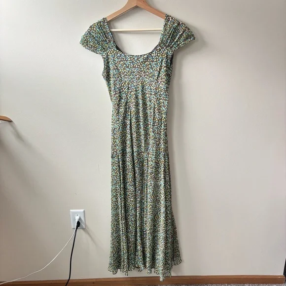 Talbots Silk Flowy Maxi Dress - Picture 4 of 7